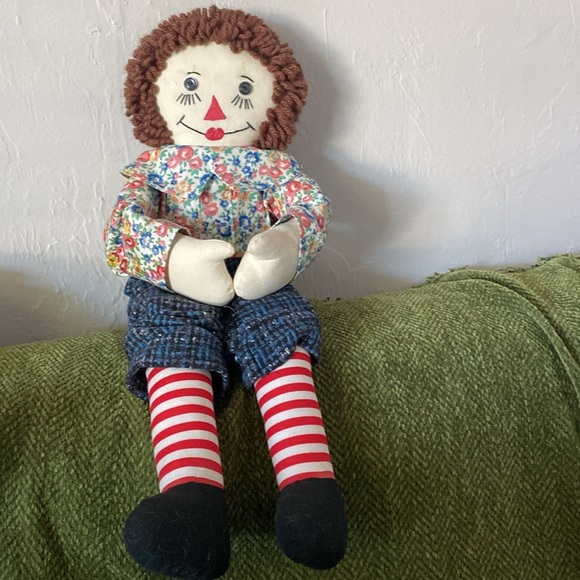 Floral Rag Dolls Set - Raggedy Ann and Andy - Picture 6 of 6